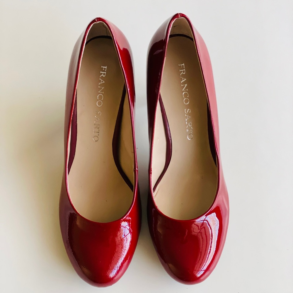 Franco Sarto Heels, Vibrant red, Size 6